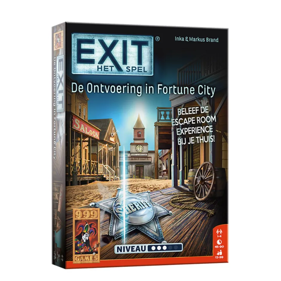 999 Games Exit - De Ontvoering In Fortune City^ Bordspellen