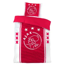 Ajax Katoenen Dekbedovertrek 1 Persoons (140X200 Cm) Hot