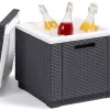 Allibert Bijzettafel/Koelbox Cube (42X42 Cm)^ Tuintafels