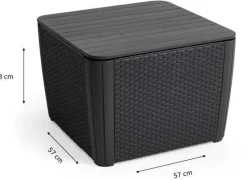 Allibert Hocker Met Opbergruimte (57X57 Cm)^ Loungesets