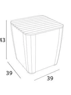 Allibert Salontafel Luzon^ Loungesets