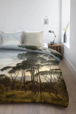 Ambiante Katoensatijnen Dekbedovertrek Lits-Jumeaux Nature (240X220 Cm) New