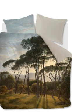 Ambiante Katoensatijnen Dekbedovertrek Lits-Jumeaux Nature (240X220 Cm) New