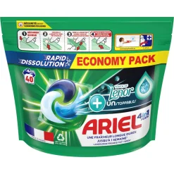 Ariel Pods+ Vloeibaar Wasmiddelcapsules + Touch Van Lenor Unst Color - 3 X 40 Wasbeurten - 120 Wasbeurten Online