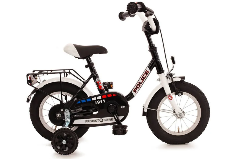 Bachtenkirch Police Kinderfiets 12 Inch Zwart^ Kinderfietsen