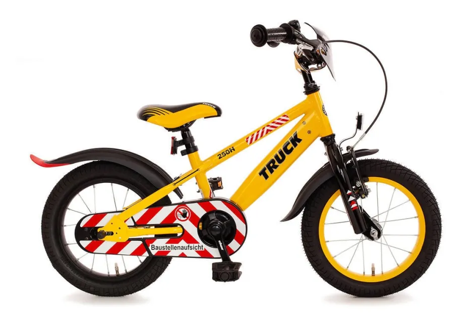 Bachtenkirch Truck Kinderfiets 14 Inch Geel^ Kinderfietsen