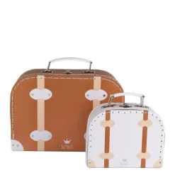 BamBam Travel Suitcase Vintage White Small^ Rollenspel
