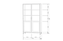 Basiclabel Vitrinekast Nora Sale