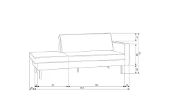 BePureHome Daybed Rechts Rodeo Best