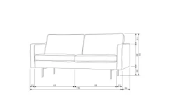 BePureHome 2-Zitsbank Rodeo Best