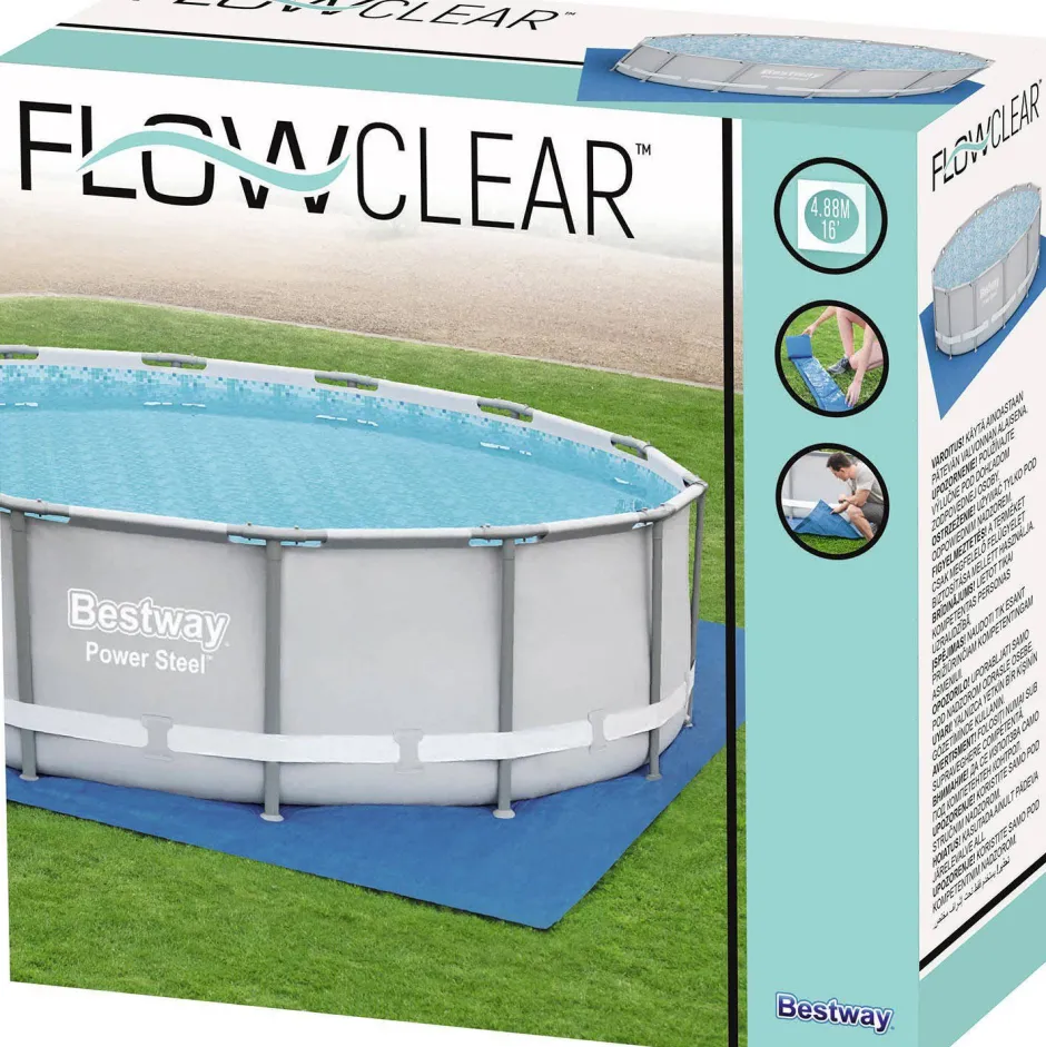 Bestway Grondzeil Zwembad (488X488 Cm)^ Zwembaden