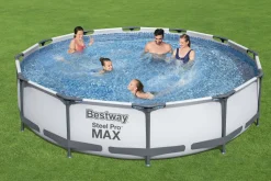 Bestway Steel Pro Max 56416 Steel Pro Max Zwembad + Filterpomp 366 Cm^ Zwembaden