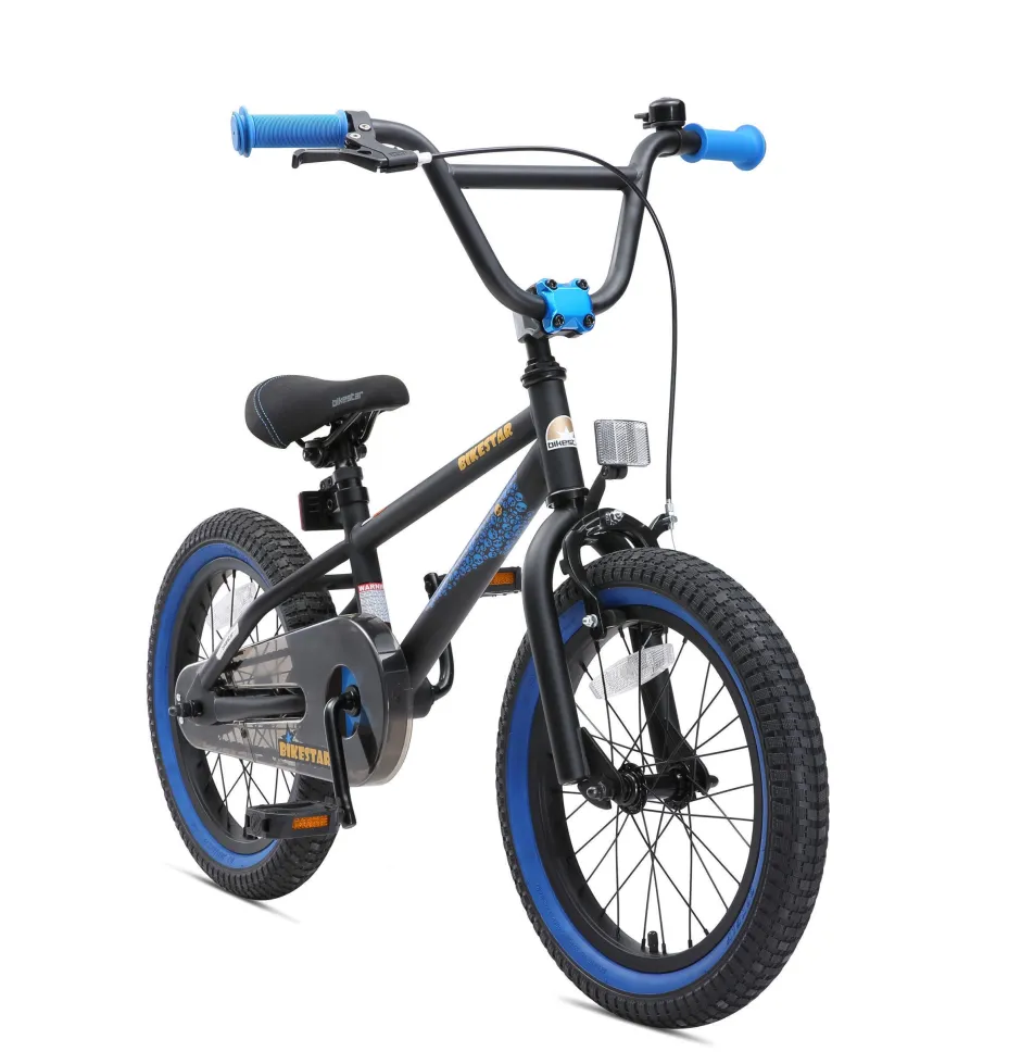 BikeStar Bmx Kinderfiets 16 Inch Zwart^ Kinderfietsen