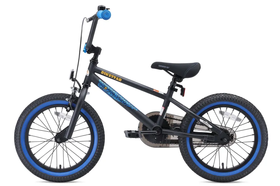 BikeStar Bmx Kinderfiets 16 Inch Zwart^ Kinderfietsen