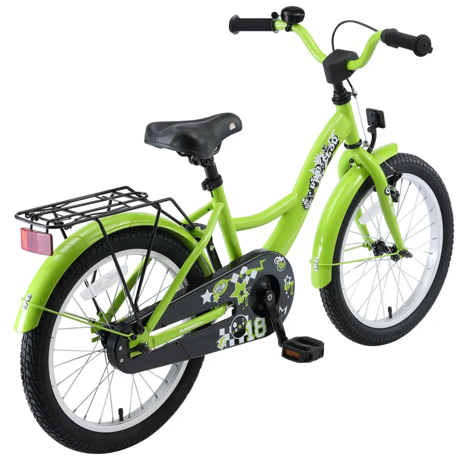 BikeStar Classic Kinderfiets 18 Inch Groen^ Kinderfietsen