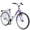 BikeStar Classic Kinderfiets 24 Inch Lila^ Kinderfietsen