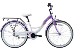 BikeStar Classic Kinderfiets 24 Inch Lila^ Kinderfietsen