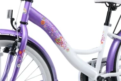BikeStar Classic Kinderfiets 24 Inch Lila^ Kinderfietsen