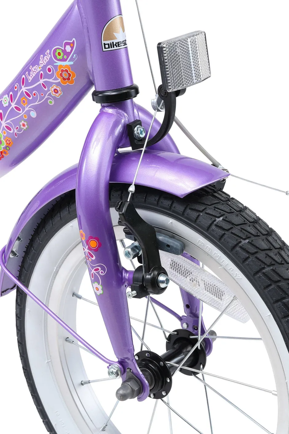BikeStar Classic Kinderfiets 14 Inch Lila^ Kinderfietsen