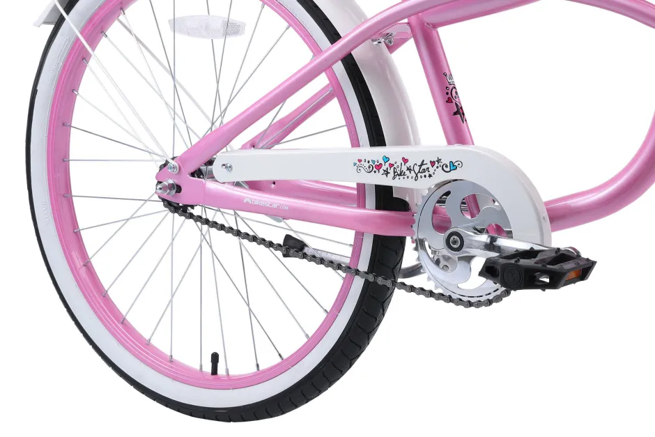 BikeStar Classic Kinderfiets 24 Inch Roze^ Kinderfietsen