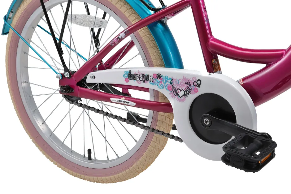 BikeStar Classic Kinderfiets 20 Inch Paars^ Kinderfietsen