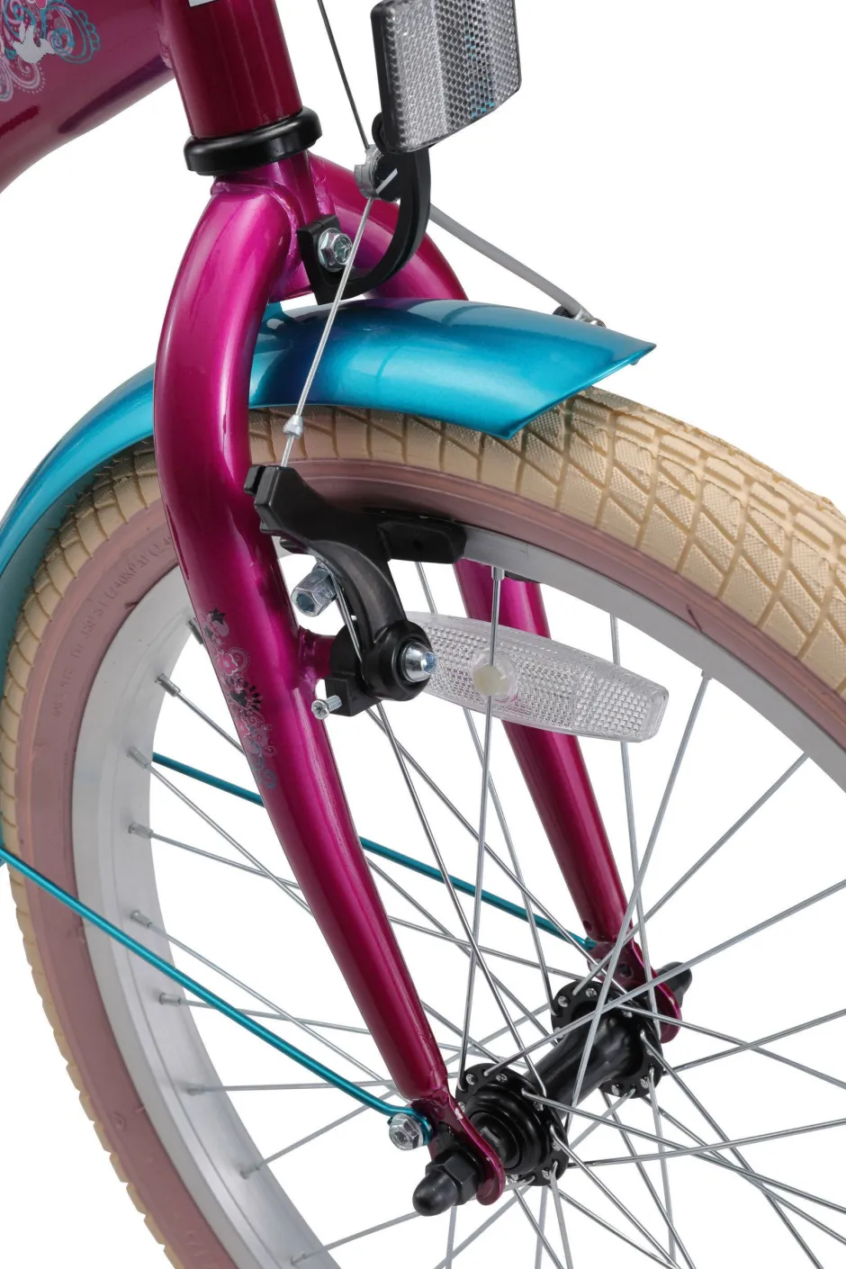 BikeStar Classic Kinderfiets 20 Inch Paars^ Kinderfietsen