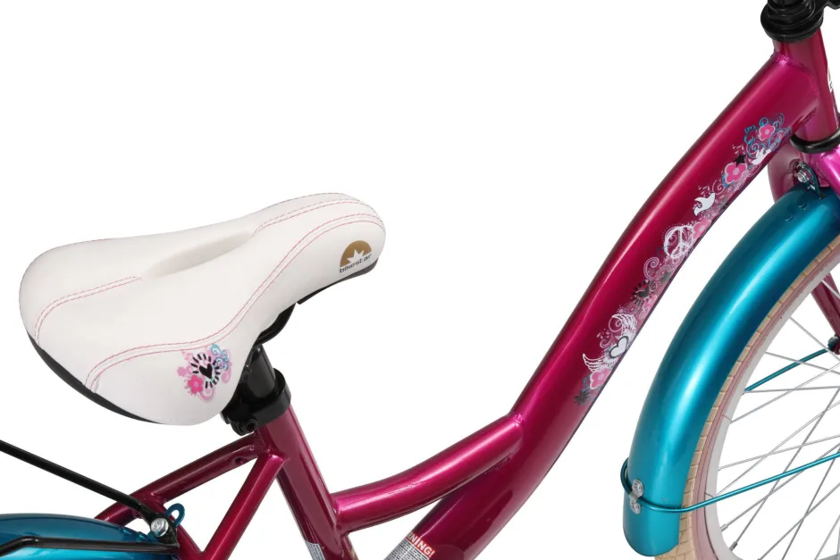 BikeStar Classic Kinderfiets 20 Inch Paars^ Kinderfietsen