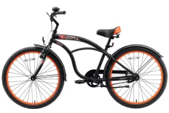 BikeStar Cruiser Kinderfiets 24 Inch Zwart^ Kinderfietsen