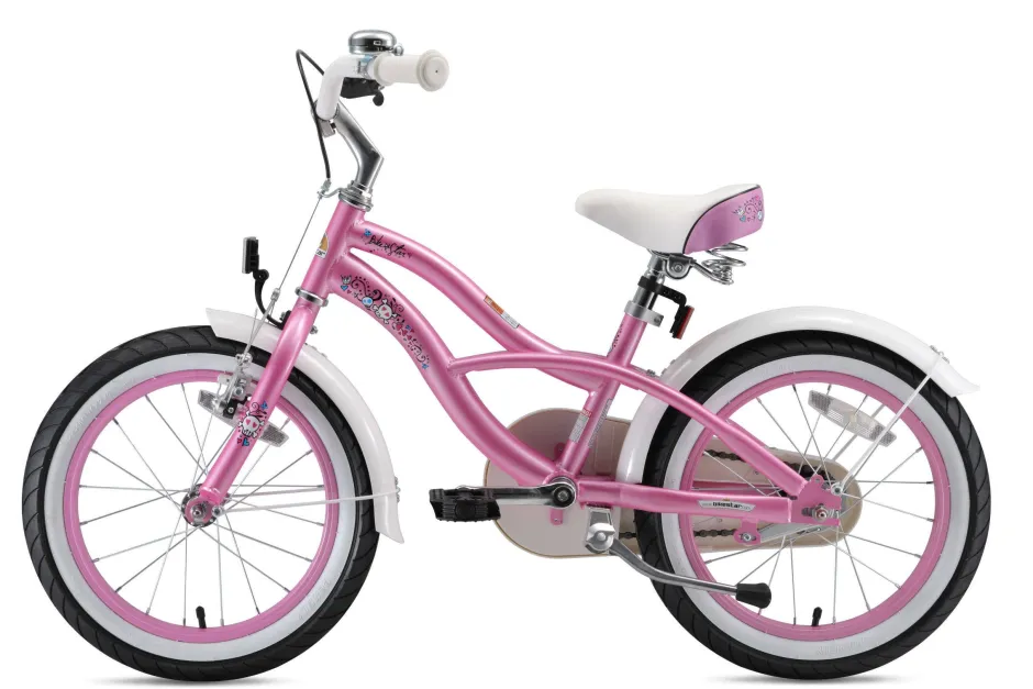 BikeStar Cruiser Kinderfiets 16 Inch Roze^ Kinderfietsen