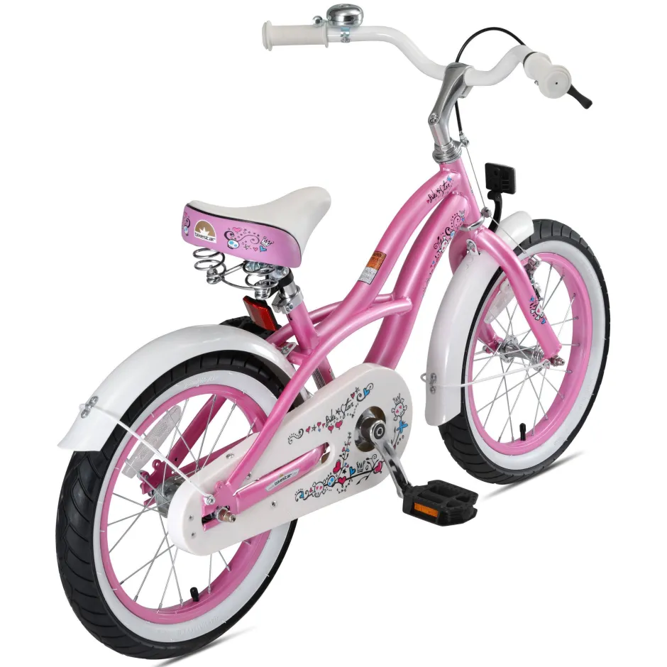 BikeStar Cruiser Kinderfiets 16 Inch Roze^ Kinderfietsen
