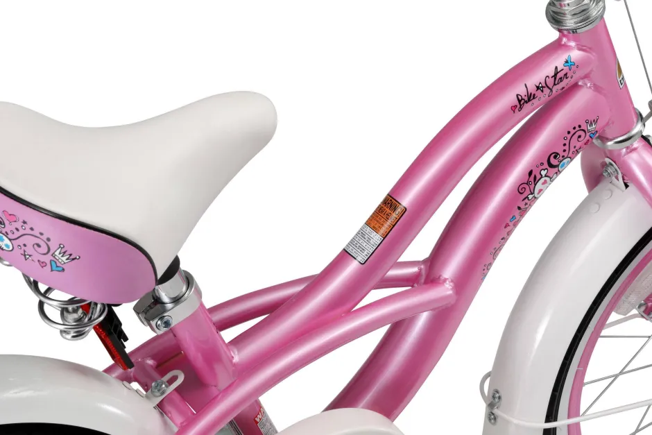 BikeStar Cruiser Kinderfiets 16 Inch Roze^ Kinderfietsen