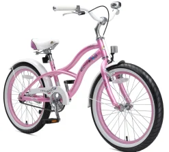 BikeStar Cruiser Kinderfiets 20 Inch Roze^ Kinderfietsen
