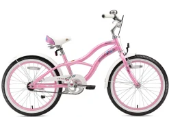 BikeStar Cruiser Kinderfiets 20 Inch Roze^ Kinderfietsen