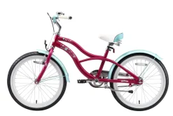 BikeStar Cruiser Kinderfiets 20 Inch Lila^ Kinderfietsen