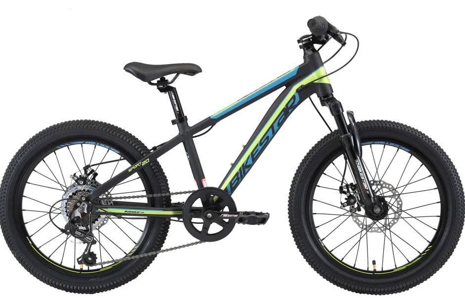 BikeStar Kinderfiets 20 Inch Zwart^ Kinderfietsen