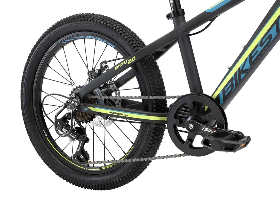 BikeStar Kinderfiets 20 Inch Zwart^ Kinderfietsen