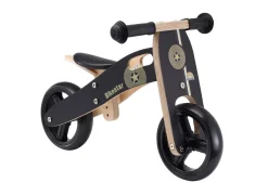 BikeStar Mini Loopfiets 2 In 1, Hout, Zwart^ Peuterspeelgoed