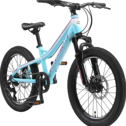 BikeStar Mtb Kinderfiets 20 Inch Wit /Turquiose, 7 Speed^ Kinderfietsen