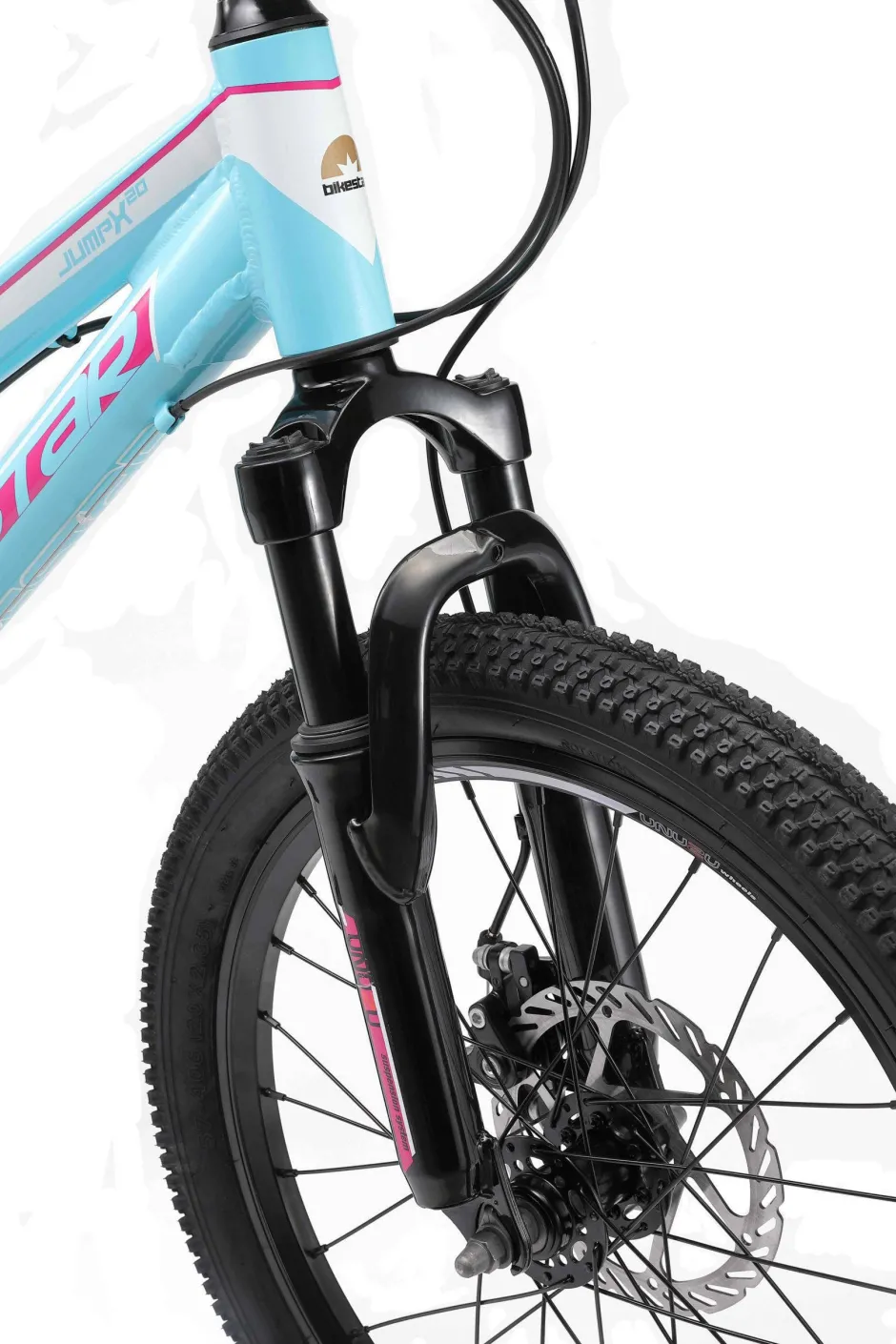 BikeStar Mtb Kinderfiets 20 Inch Wit /Turquiose, 7 Speed^ Kinderfietsen