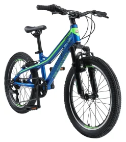 BikeStar Mtb Kinderfiets 20 Inch Blauw /Groen, 7 Speed^ Kinderfietsen