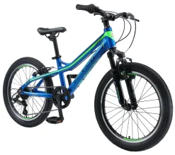 BikeStar Mtb Kinderfiets 20 Inch Blauw /Groen, 7 Speed^ Kinderfietsen