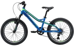 BikeStar Mtb Kinderfiets 20 Inch Blauw /Groen, 7 Speed^ Kinderfietsen