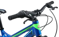 BikeStar Mtb Kinderfiets 20 Inch Blauw /Groen, 7 Speed^ Kinderfietsen