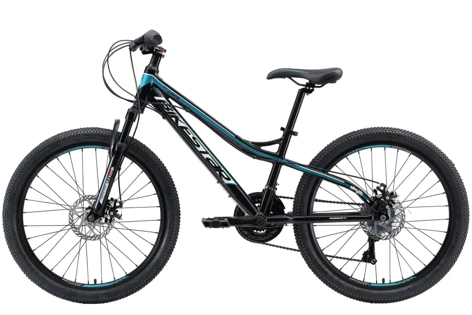 BikeStar Mtb Kinderfiets 24 Inch Zwart^ Kinderfietsen