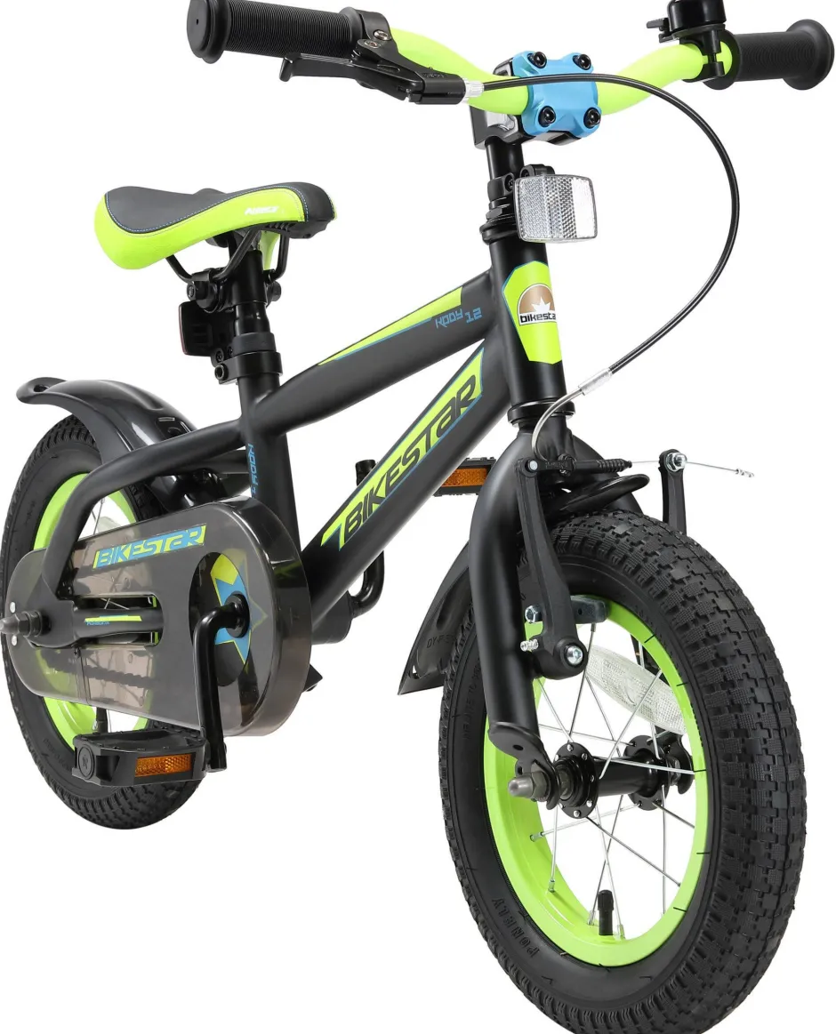 BikeStar Urban Jungle Kinderfiets 12 Inch Zwart^ Kinderfietsen