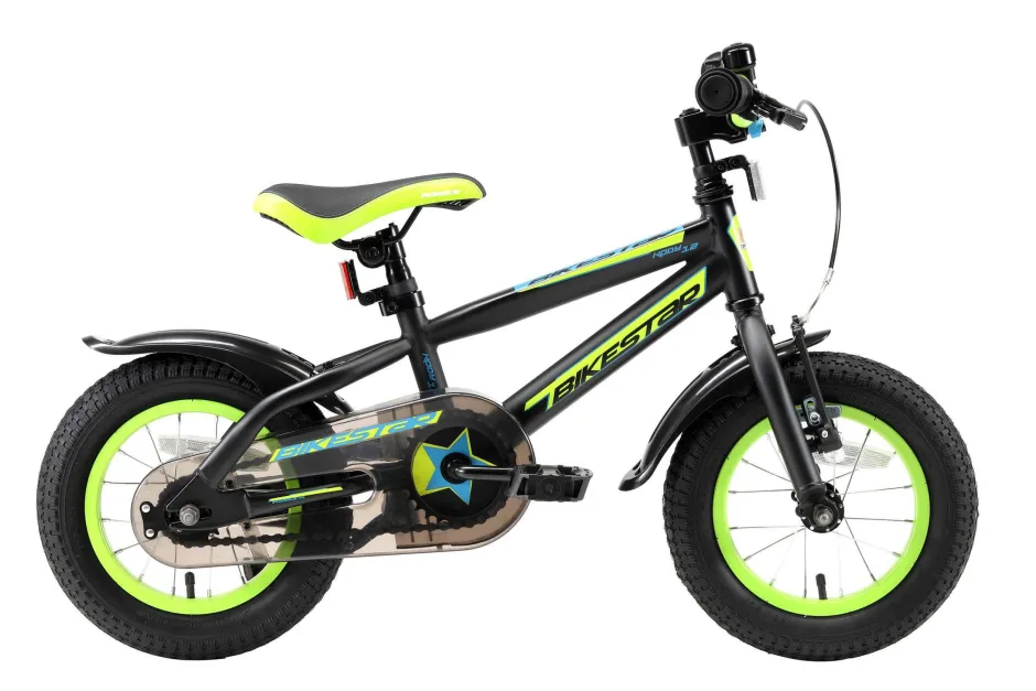 BikeStar Urban Jungle Kinderfiets 12 Inch Zwart^ Kinderfietsen