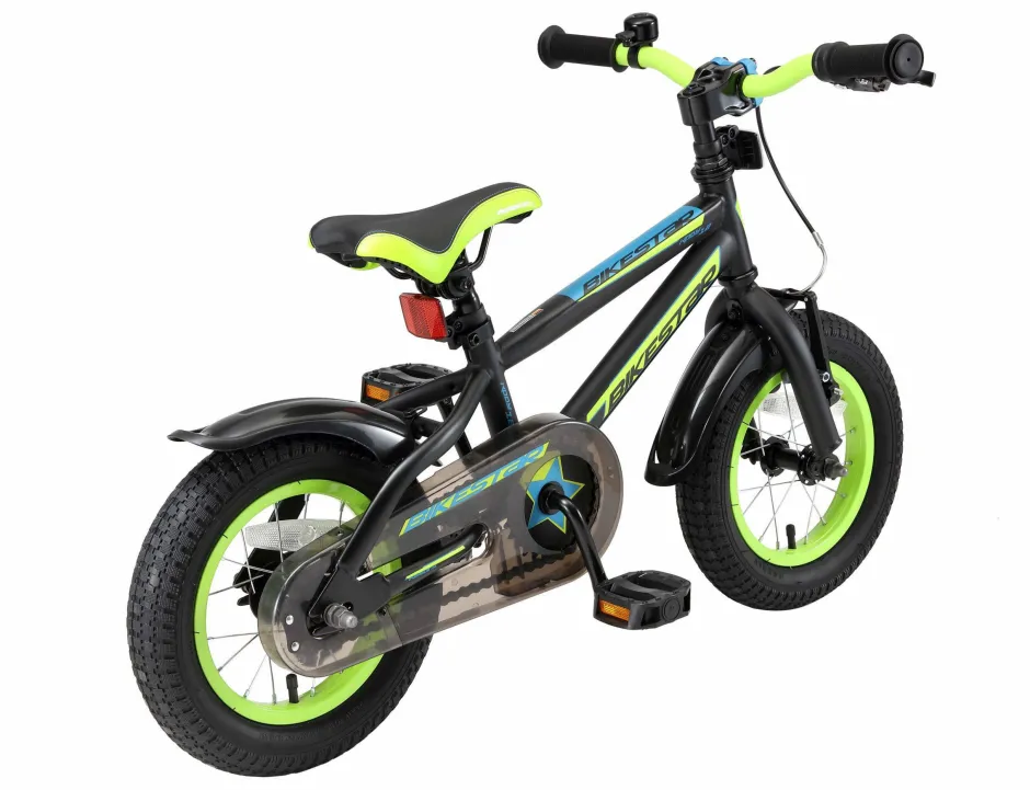 BikeStar Urban Jungle Kinderfiets 12 Inch Zwart^ Kinderfietsen