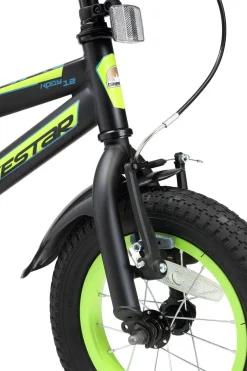 BikeStar Urban Jungle Kinderfiets 12 Inch Zwart^ Kinderfietsen