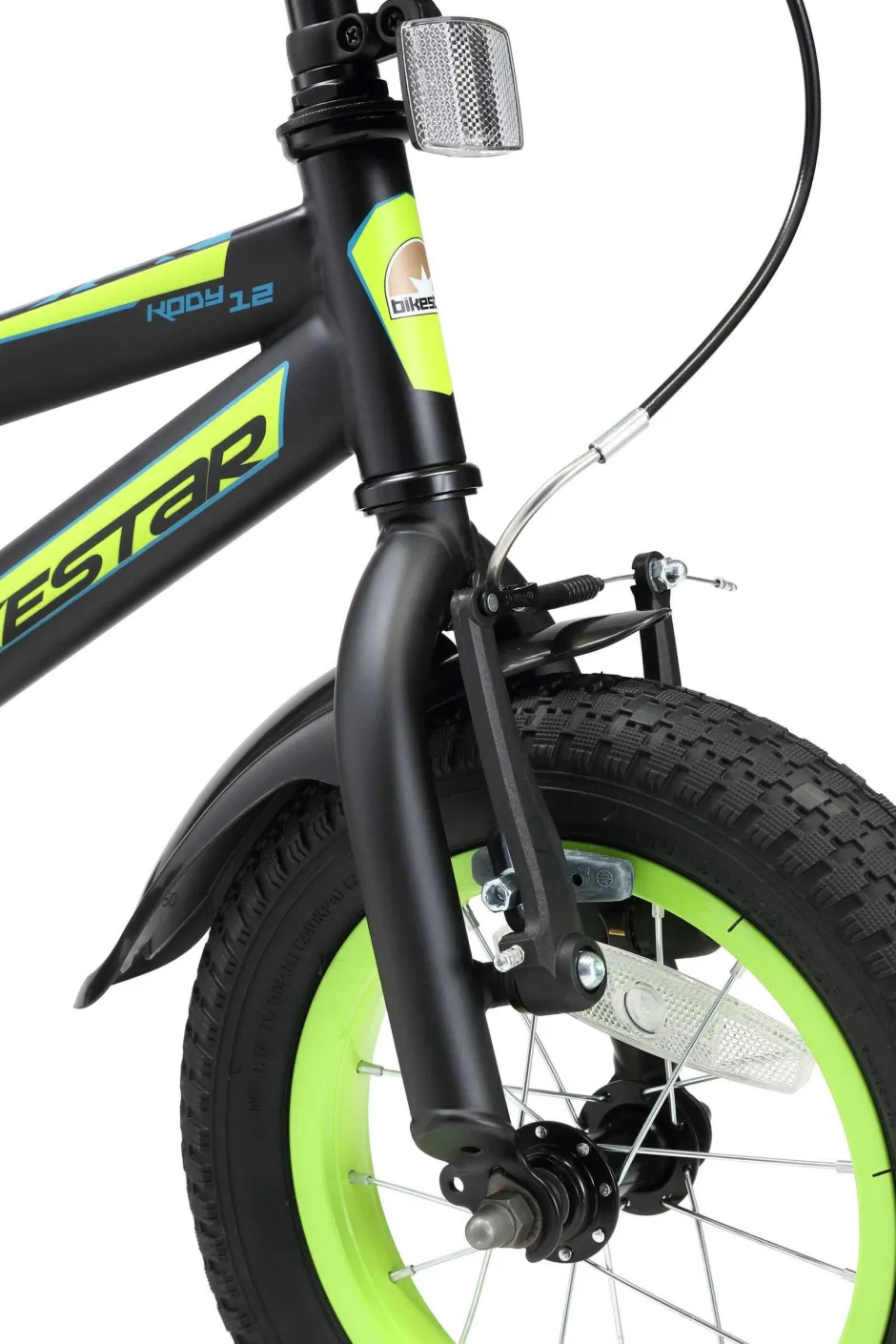 BikeStar Urban Jungle Kinderfiets 12 Inch Zwart^ Kinderfietsen