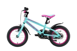 BikeStar Urban Jungle Kinderfiets 14 Inch Turquoise^ Kinderfietsen